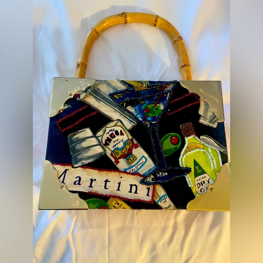 Vintage Martini Cigar Box Purse